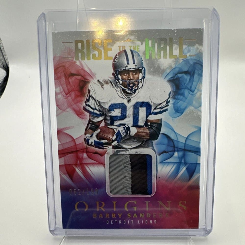 Barry Sanders · 2025 Origins Rise to the Hall Tri-Color Jersey
