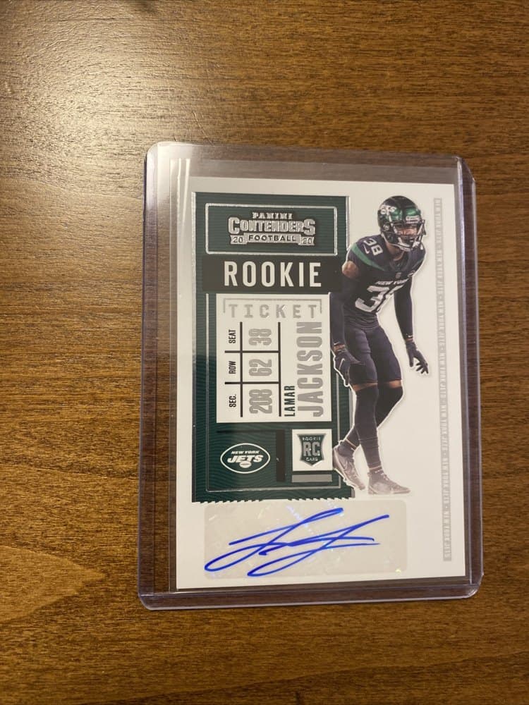 Lamar Jackson · 2020 Contenders Rookie Auto /98