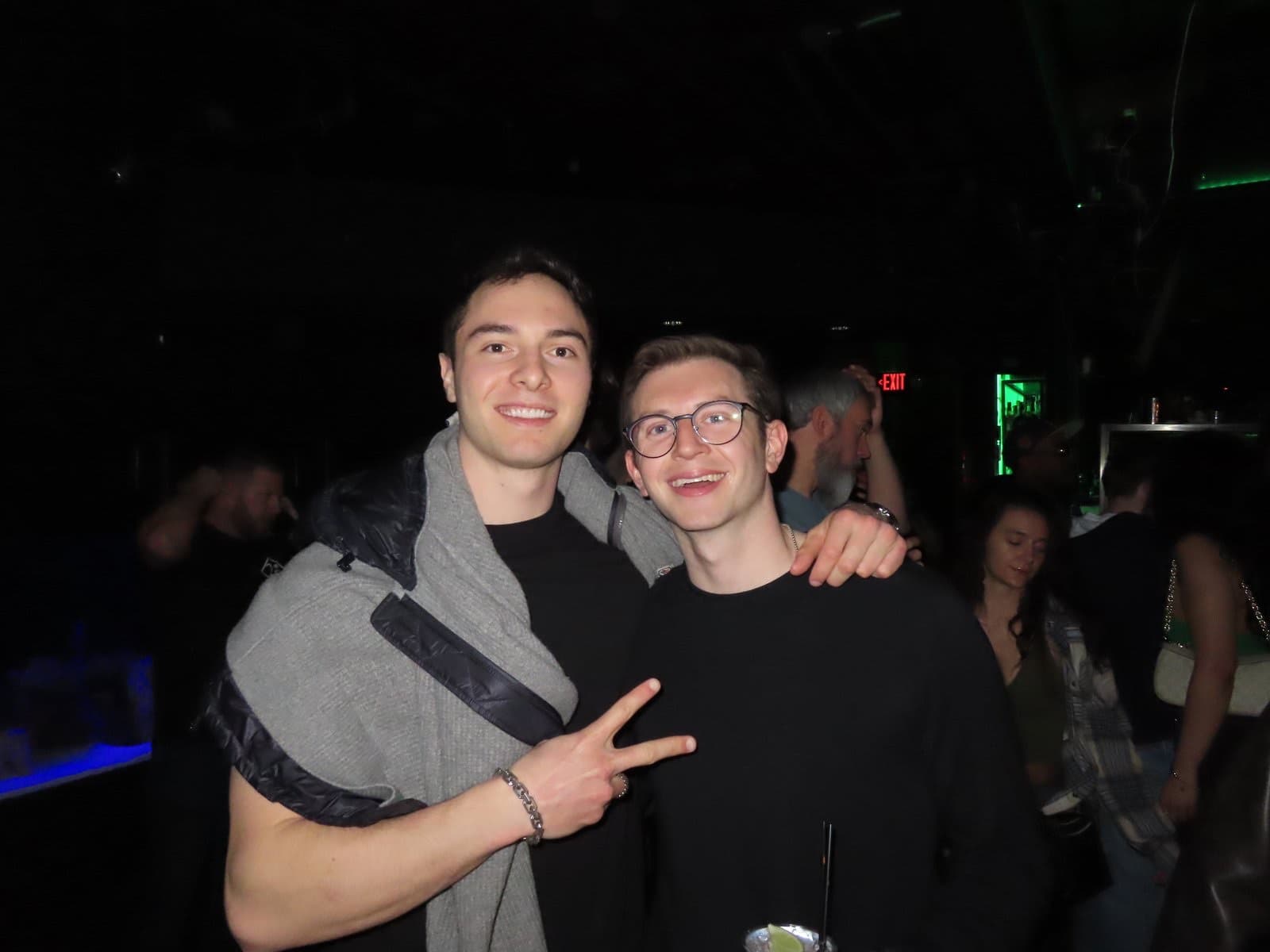 Jackson out with a friend