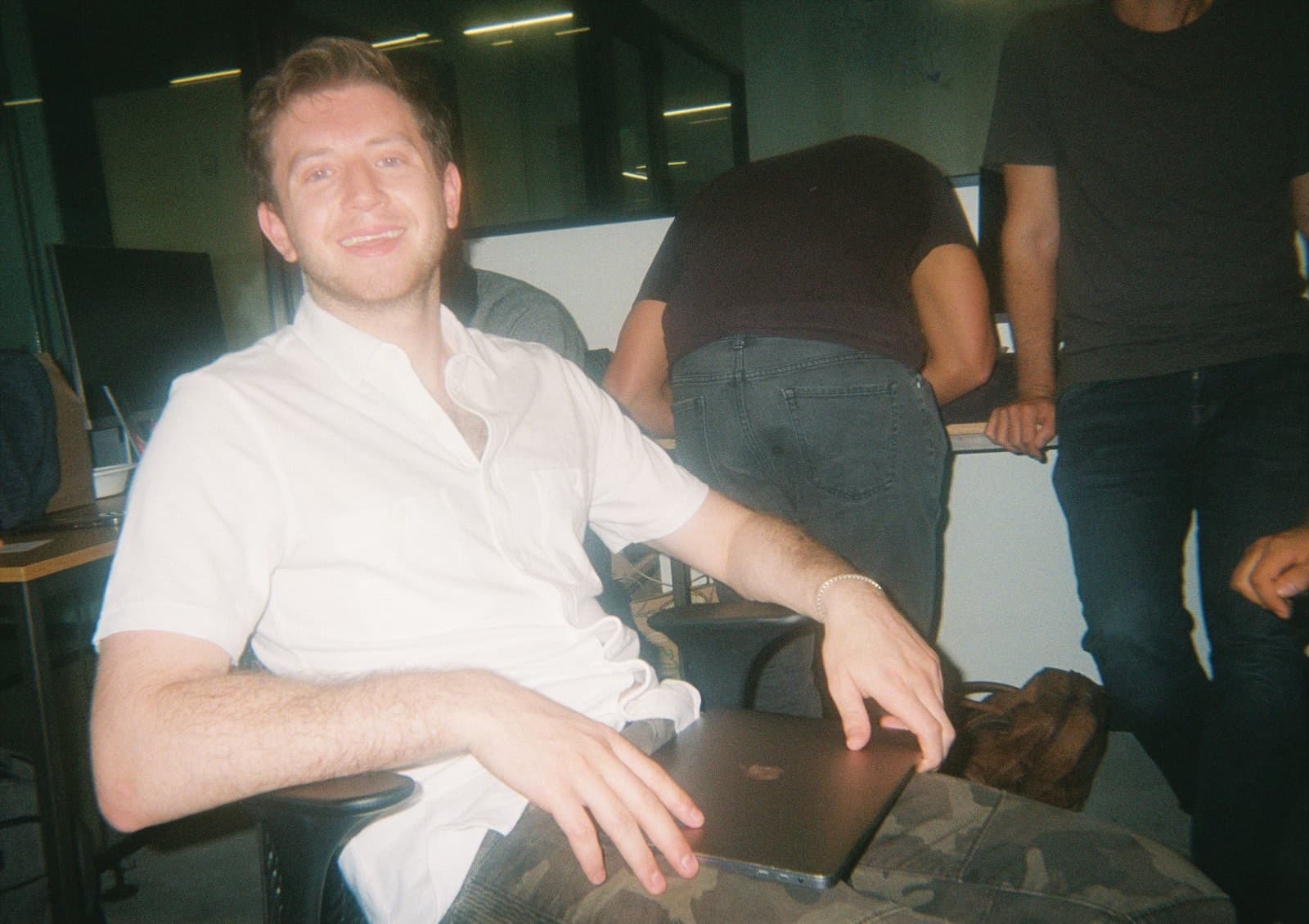 Jackson at the office